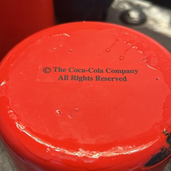 VINTAGE 8 PIECE COCA COLA CANISTER SETS - 4 SIZES W/ LIDS - Picture 9 of 9